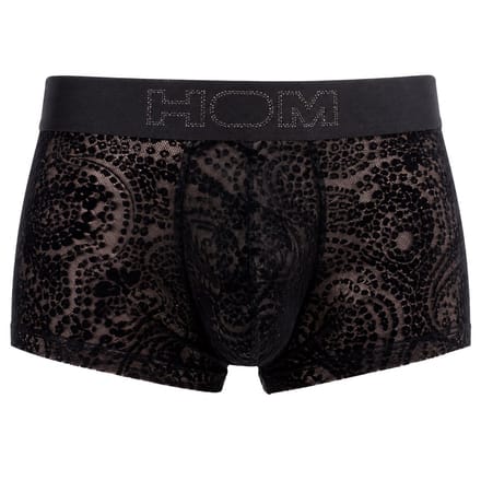 HOM heren temptation microfiber boxer rhapsody zwart
