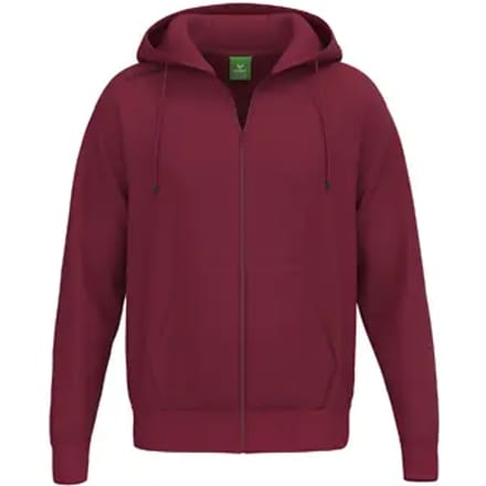 Erima Ts Sweatjack Met Capuchon Kinderen - New Bordeaux | Maat: 152