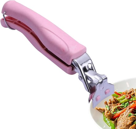 Bordengrijper - Komclip - Warme borden pakken - Ergonomisch ontwerp - 18 cm - Roze