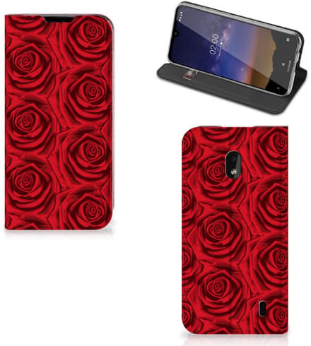 Nokia 2.2 Smart Cover Red Roses