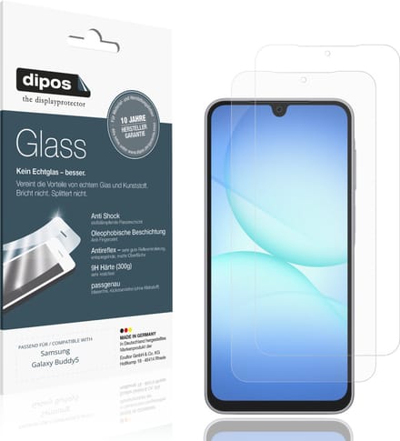 dipos – 2x Matte Pantserfolie geschikt voor Samsung Galaxy Buddy5 | 9H Screenprotector