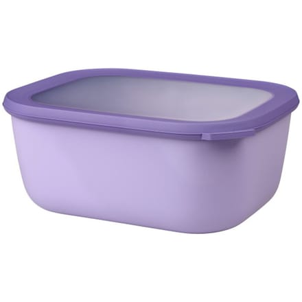 Mepal - Multikom Cirqula vershouddoos - 3000 ml - Rechthoekig - Vivid lilac