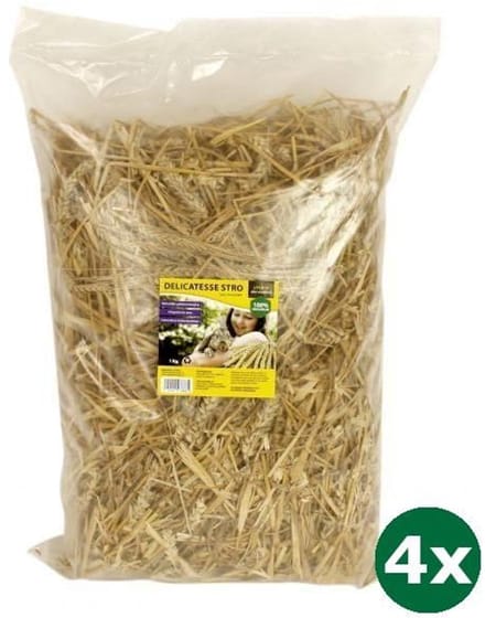 4x1 kg Utopia diertotaal delicatesse stro