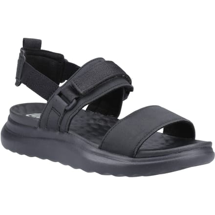 HEYDUDE Collins Mono Sport Textiel Dames Sandalen Zwart