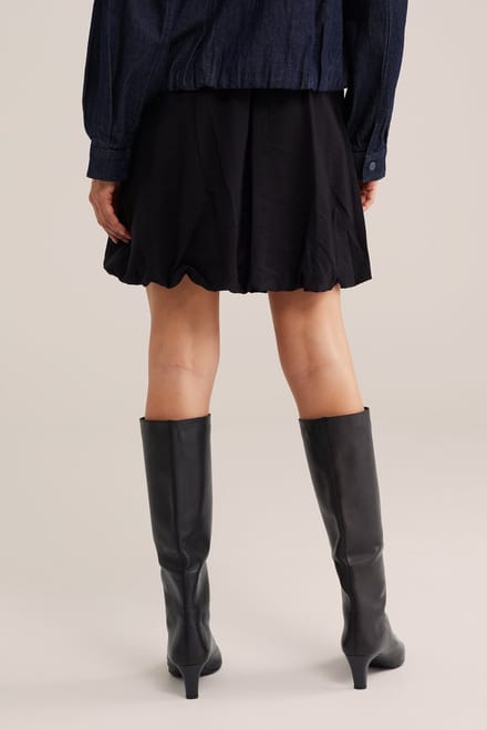 WE Fashion Dames ballonrok met elastische tailleband