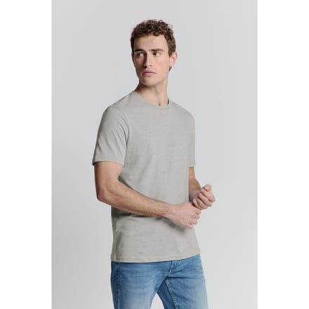 No Excess T-shirt crewneck melange cloud