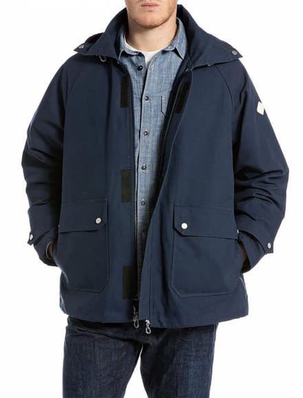 Replay M8476.000.85310 Jas Blauw 2XL Man