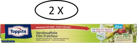2x Toppits Vershoudfolie 32,5 cm 20 mtr