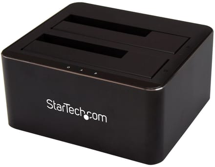 StarTech.com Dual Bay SATA HDD Docking station for 2.5/3.5" HDDs - USB 3.0 - HDD dockingstation - SATA 6Gb/s - USB 3.0