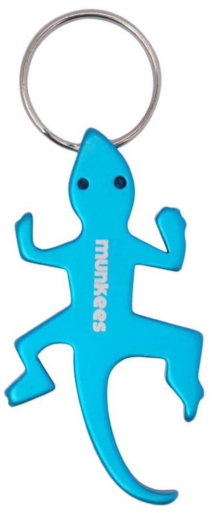 Munkees Flesopener Hagedis Blauw Staal 6,6 Cm