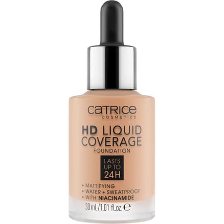 Foundations en Concealers Catrice Vloeibare foundation met HD-dekking
