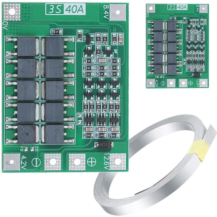 Batterij Bescherming Board - Lithium Oplader Module - Boor Motor - Verbeterde Editie - 41x55mm