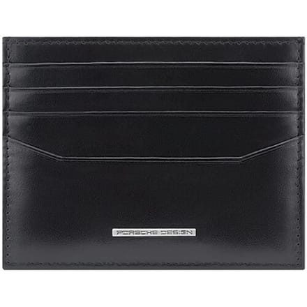 PORSCHE DESIGN Leren Kaarthouder Classic Cardholder 8 Black Zwart