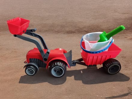 Strand Truck speel set met schep en emmer Beloduc