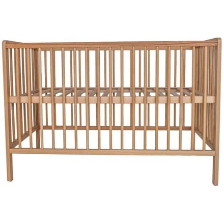 Prénatal Ledikant Ebbe - Naturel Hout - Babybed - max. 30 kg - 60x120 cm