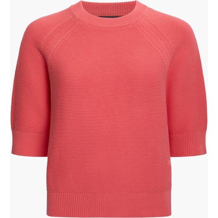 French Connection Lily Mozart Short Sleeve Raspberry Pink Taglia: L | Maglioni a maglia Outlet | Donna | Rosa