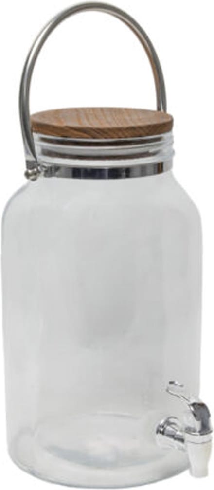 Svenska living Limonade/drankdispenser - 6L - glas - 18 x 21 x 31 cm