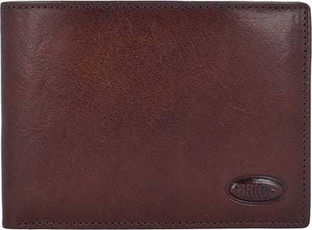 BRIC'S Leren Kaarthoes Monte Rosa Wallet Brown Bruine