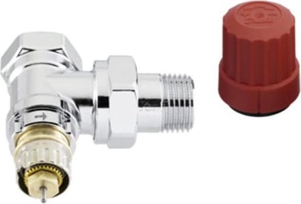 Danfoss RA NC Thermostatische radiatorafsluiter 1/2 bi bu haaks chroom