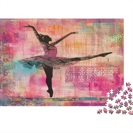 Dans Puzzel - 1000 Stukjes - Ontspanning Thuis - Gerecycled Karton - 75 x 50 cm