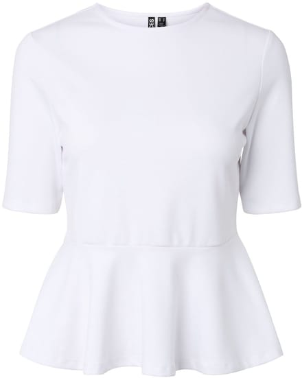 PIECES - PCALISA SS PEPLUM TOP JRS NOOS BC - Meisjes - Blouses