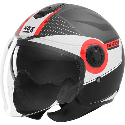 Jet motorhelm Nox Premium N182 Round