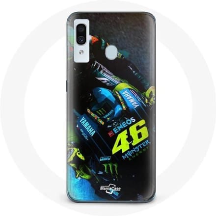 Coque - Valentino Rossi - Galaxy A20 - Souple - Noir - Moto GP