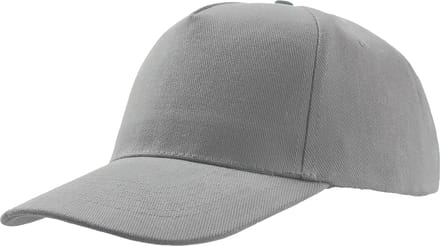 Atlantis Liberty Five Heavy Brush Cotton 5 Panel Cap (Lichtgrijs)