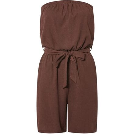 ESMARA Korte dames jumpsuit (Bruin, M (40/42))