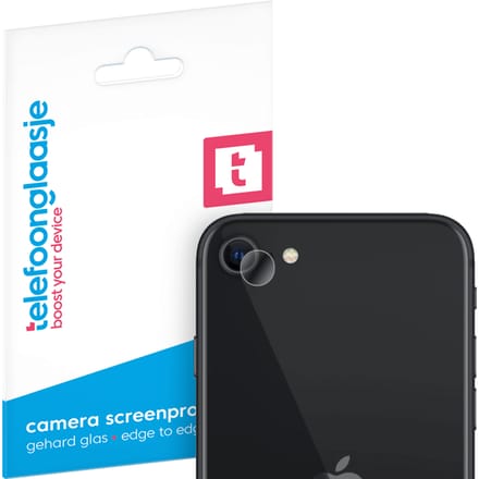 iPhone SE (2020) camera lens screenprotector gehard glas