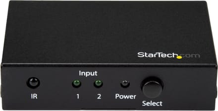 StarTech.com 2-Port HDMI Schakelaar - 4K HDMI Schakelaar Box - Ultra HD 4K 60Hz