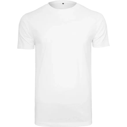 Build Your Brand - Rond Hals T-Shirt - White maat M