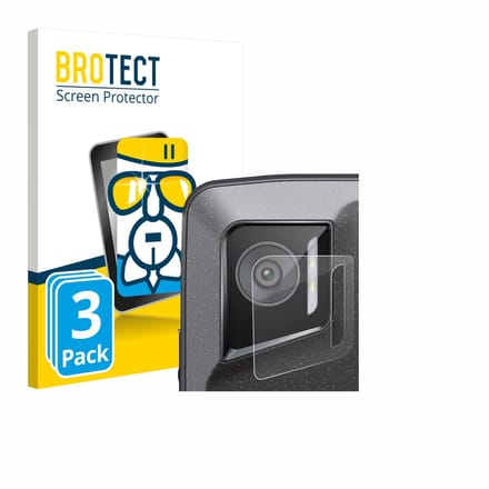 Screenprotector 3 Stuks voor Crosscall Stellar M6E (ALLEEN Camera Lens) Beschermglas transparant