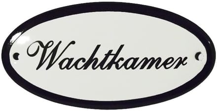 Deurbord Wachtkamer