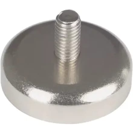 Fix-o-moll Bevestigingsmagneet - Metrische Schroefdraad - Neodymium - Diameter 25mm