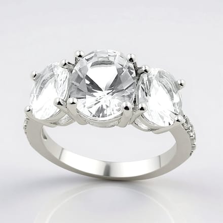 Danburiet Sterling Zilveren Ring 4.536ct