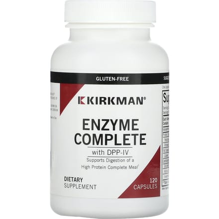 Kirkman Labs, Enzyme Complet avec DPP-IV, 120 Capsules