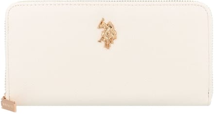 U.S. POLO ASSN. Portemonnee Jones Zip Around Wallet Cream White Crème