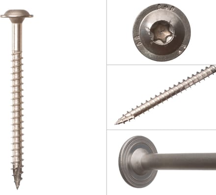 Wovar Tellerkopschroeven RVS A2 8.0 x 120 mm Torx | Doos 50 Stuks