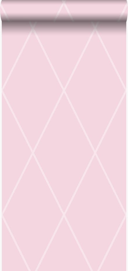 Origin Wallcoverings behang ruiten roze - 53 cm x 10.05 m - 345722
