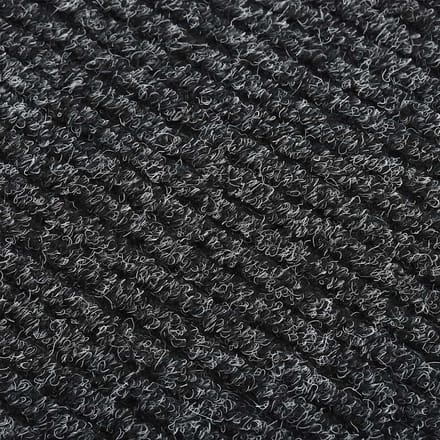 vidaXL - Droogloopmat - 100x100 - cm - antracietkleurig