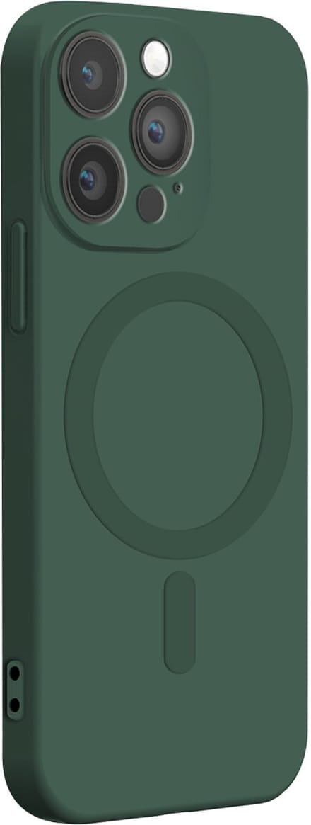 Bigben Connected, Hoesje geschikt voor iPhone 14 Pro - Siliconen MagSafe Compatibel, Groen