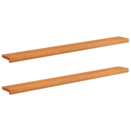 vidaXL - Raamprofielen - 2 - st - Lichtbruin - 140 - x - 15 - x - 2 - cm