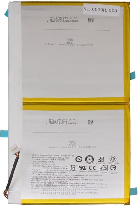 Acer KT.0020H.003 Batterij - 22,57Wh