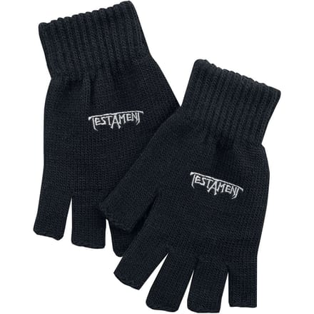 Testament Logo Unisex Vingerloze handschoenen - zwart - Standard