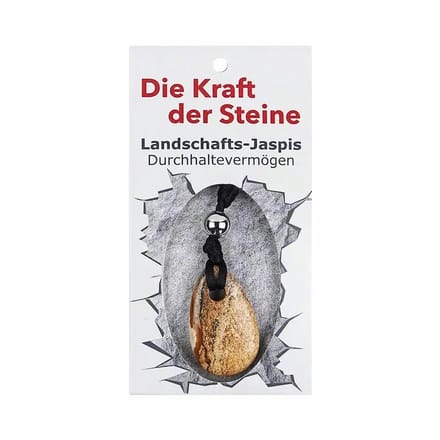 Hanger met Krachtsteen Landschaps Jaspis