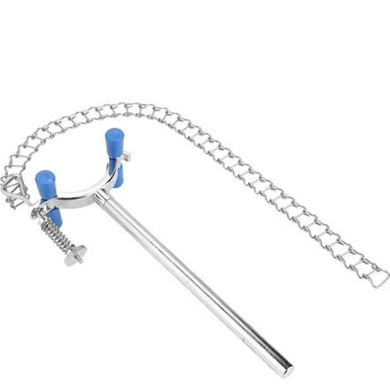 Laboratorium Beker Ketting Klem Clip Beker Container Fixator Chemische Apparatuur white