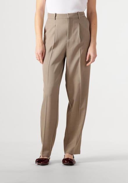 WITHBLACK Wblvanilla Tailord Pant Broeken Dames - Beige - Maat L
