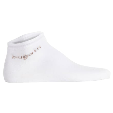 Bugatti Sneaker Sokken Katoen (3 pr) Wit maat 43-46
