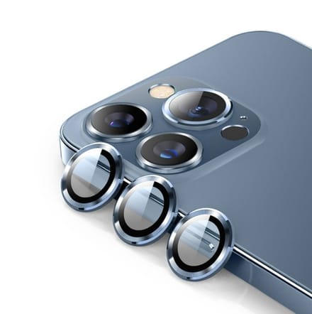 Solidenz Camera Lens Protector - Geschikt voor Apple iPhone 13 Pro / 13 Pro Max - Blauw